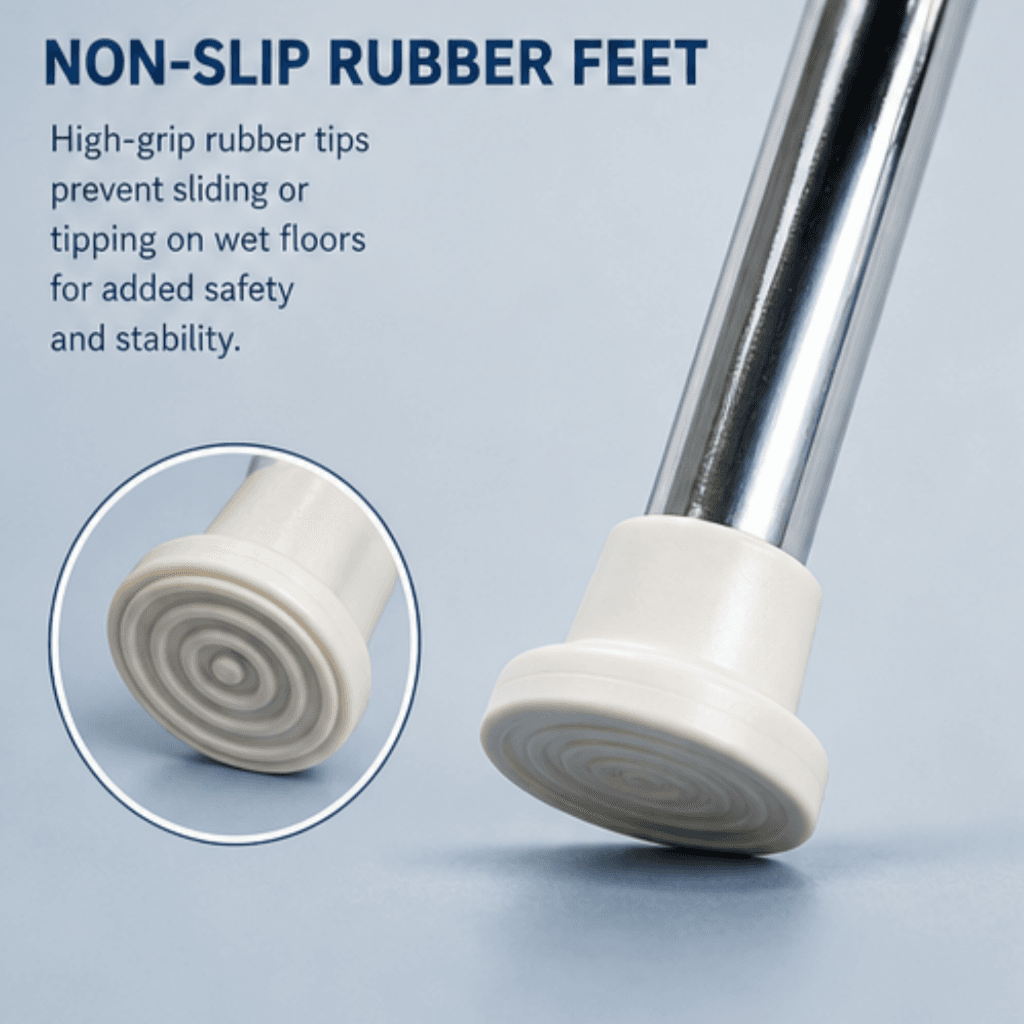 AndCare China Real Factory AC359LK Non Slip Rubber Feet Shower Chair for Seniors Amazon Hot Selling Supplier OEM Wholesale ISO 13485 CE FDA
