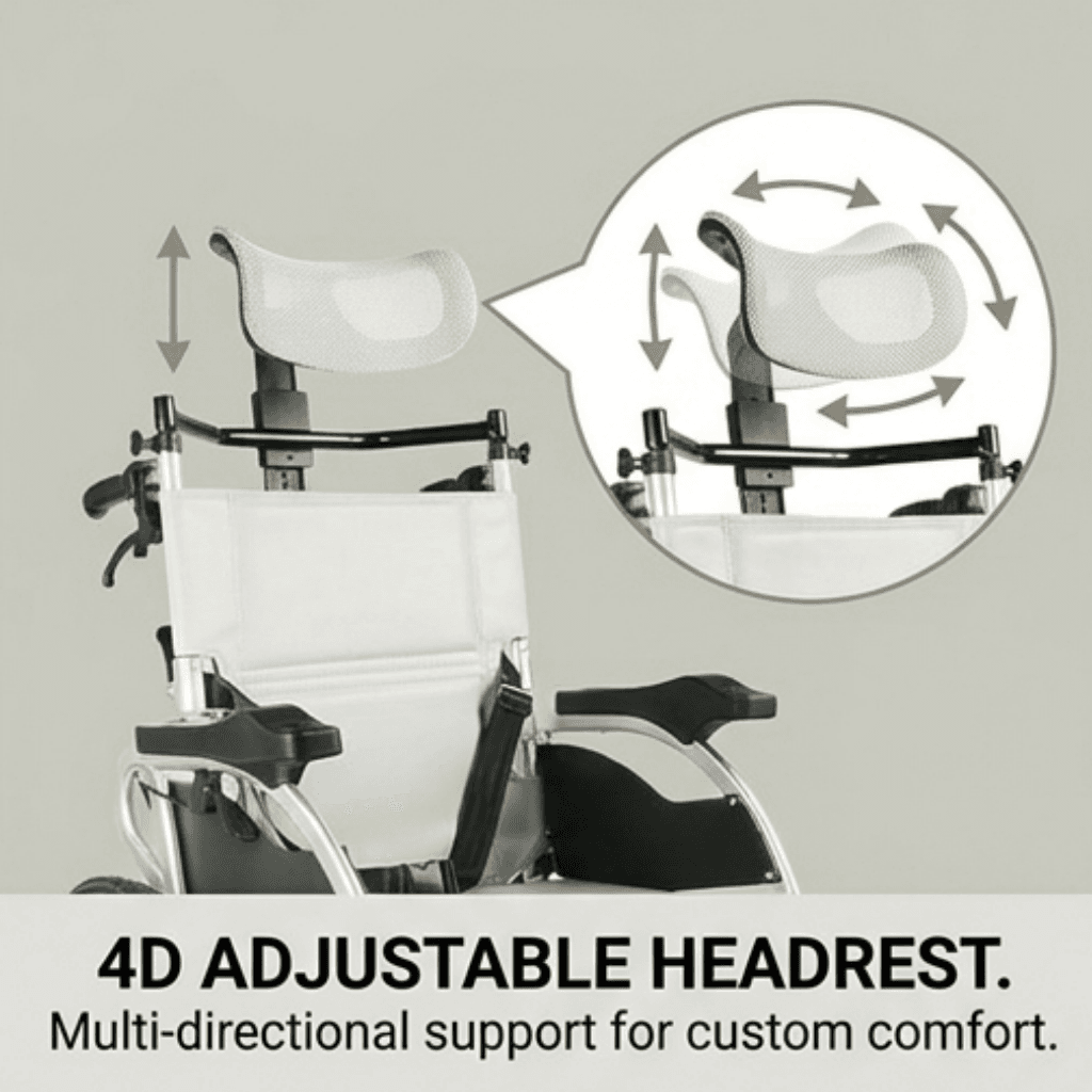 AndCare China Real Factory AC608LGC 4D Adjustable Headrest Multi-Directional Support Amazon Hot Selling Supplier OEM Wholesale ISO 13485 CE FDA