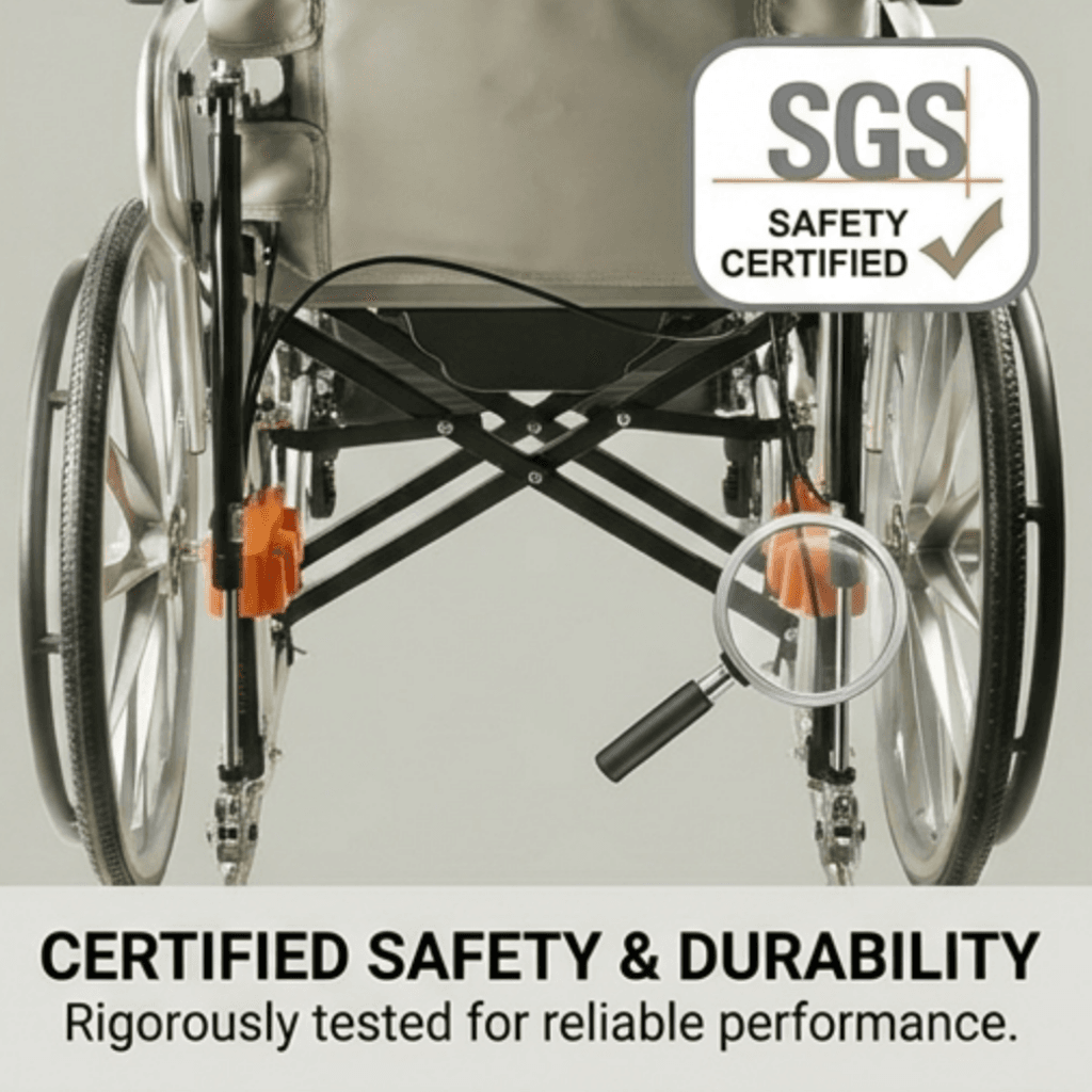 AndCare China Real Factory AC608LGC SGS Certified Safety Durability Cross Brace Frame Amazon Hot Selling Supplier OEM Wholesale ISO 13485 CE FDA