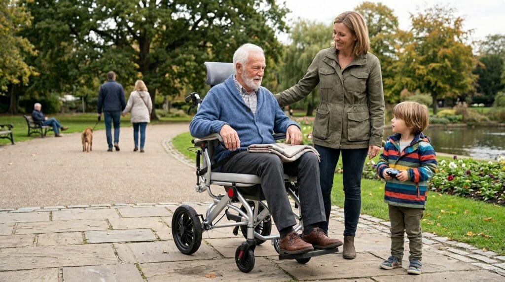 AndCare China Real Factory AC676LG-12 elderly reclining commode wheelchair indoor care scene Aluminum Lightweight Reclining Commode Wheelchair Amazon Hot Selling Supplier OEM Wholesale ISO 13485 CE FDA
