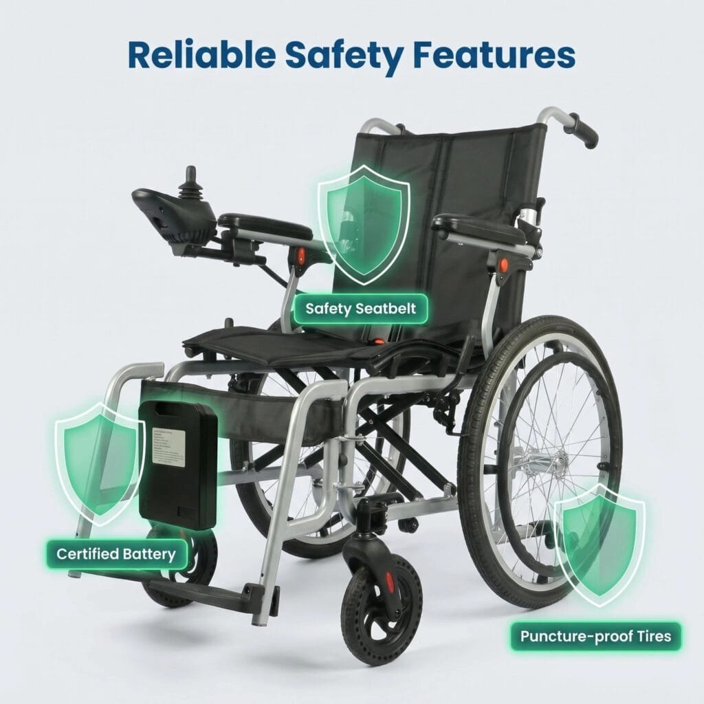 AndCare China Real Factory AC908E-22 dual motor power performance 360W Steel Manual/Electric Wheelchair Amazon Hot Selling Supplier OEM Wholesale ISO 13485 CE FDA