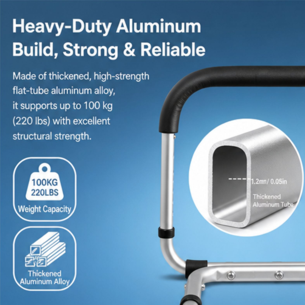 AndCare China Real Factory AC220L heavy-duty aluminum build 100kg 220lbs Aluminum Sofa Assist Arm Amazon Hot Selling Supplier OEM Wholesale ISO 13485 CE FDA