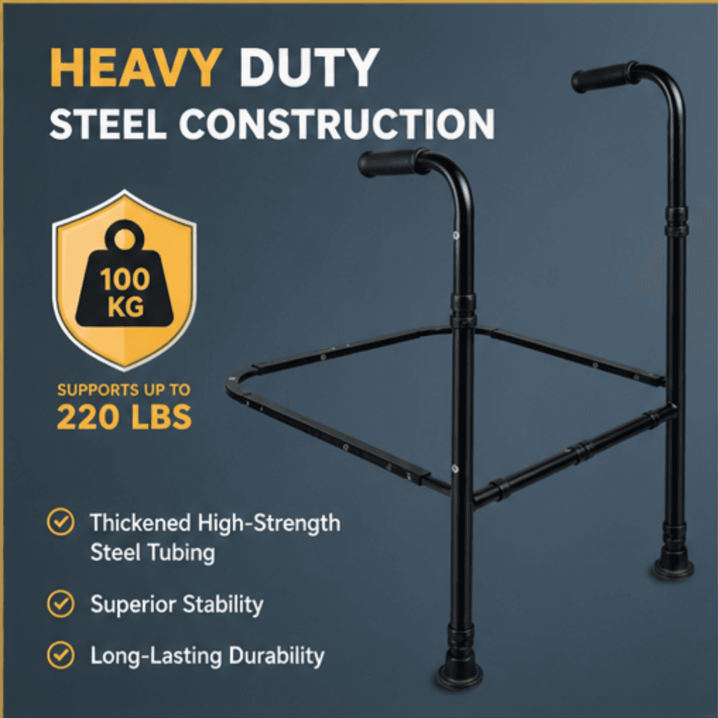 AndCare China Real Factory AC221 heavy duty steel construction 100kg 220lbs Steel Sofa Armrest Amazon Hot Selling Supplier OEM Wholesale ISO 13485 CE FDA