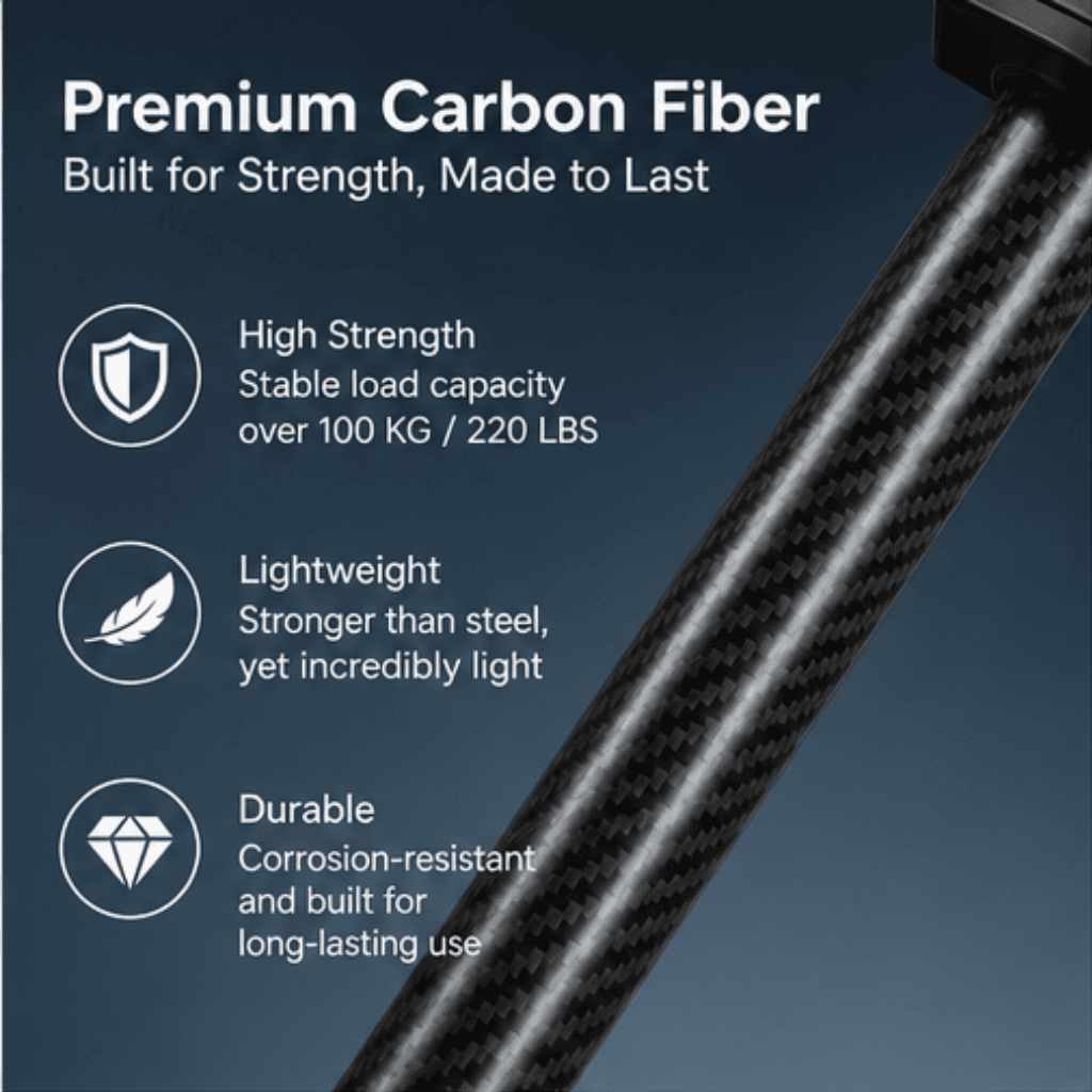 AndCare AC833T China Real Factory Carbon Fiber Walking Cane Sleek Modern Appearance Amazon Hot Selling Supplier Manufacturer OEM Wholesale ISO 13485 CE FDA