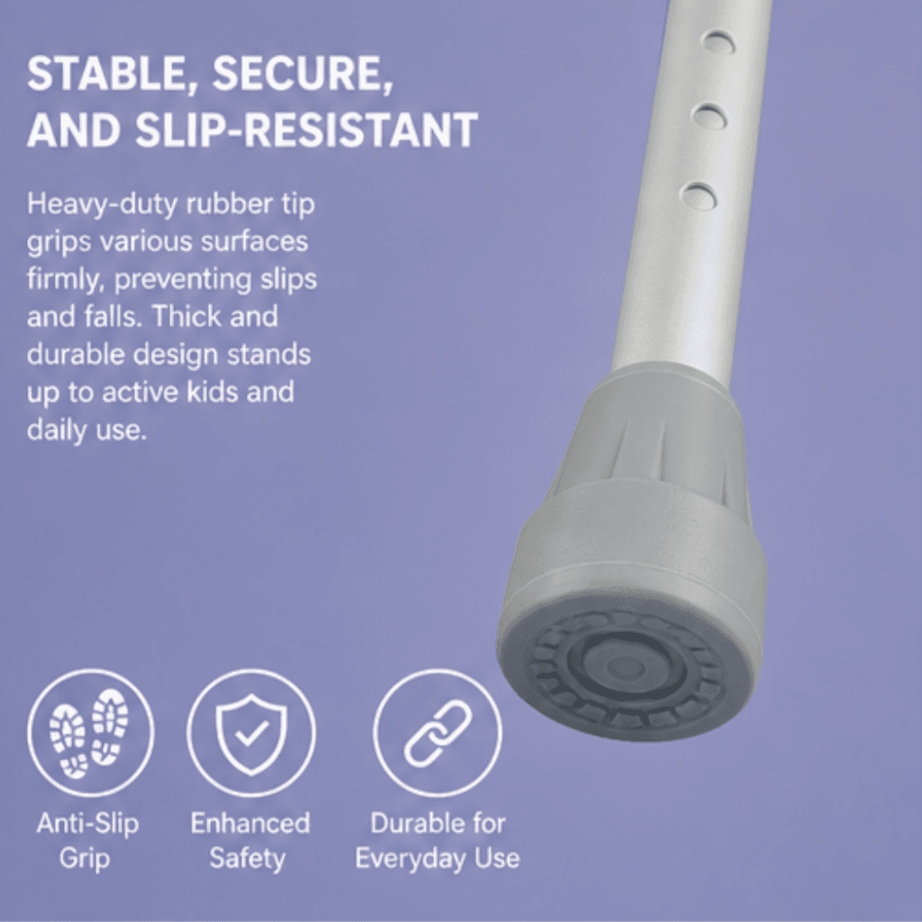 AndCare AC854L China Real Factory Pediatric Aluminum Forearm Crutch Lightweight Design for Children Amazon Hot Selling Supplier Manufacturer OEM Wholesale ISO 13485 CE FDA